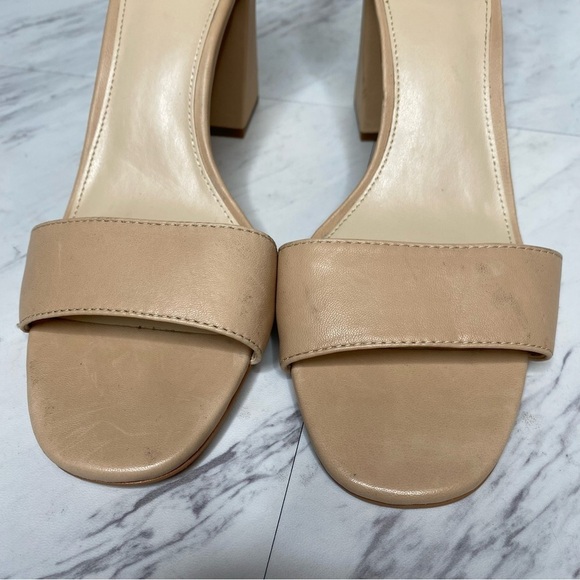 Vince Camuto Winderly Tan Leather Heeled Sandal 8.5 M - Picture 11 of 15